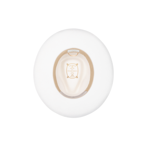 KOORINGAL | Goulburn Ladies Wide Brim Fedora - White [Size Small]