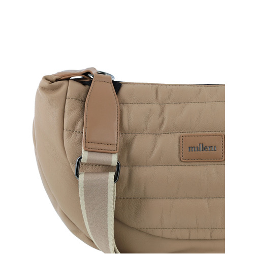 MILLENI | Ladies Fashion Puffer Crossbody Bag - Blush