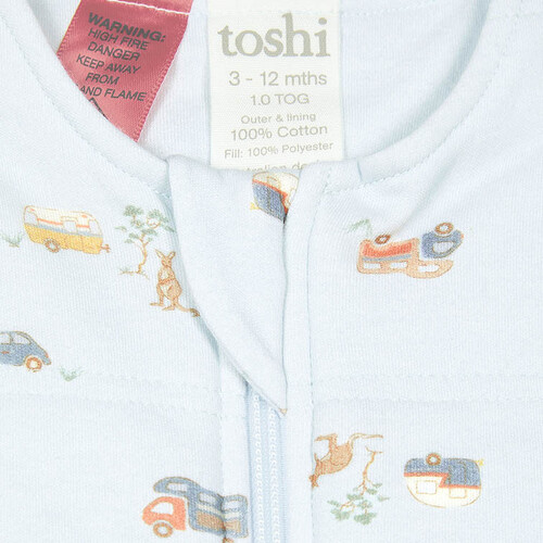 TOSHI | Baby Sleep Bag Classic Long Sleeve 2.5 TOG - Road Trip Dusk