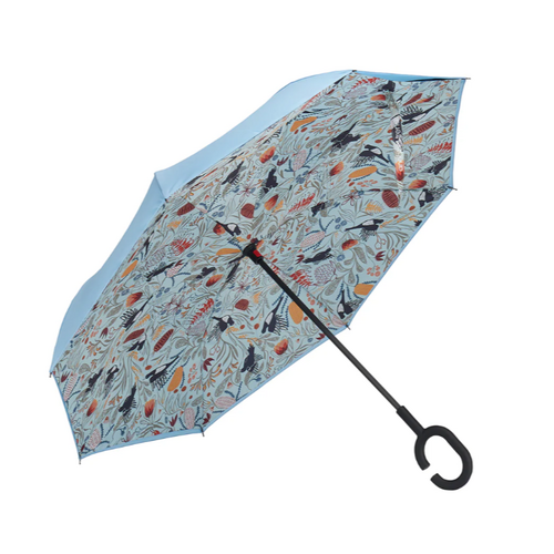 ANNABREL TRENDS | Reversible Umbrella - Magpie Floral