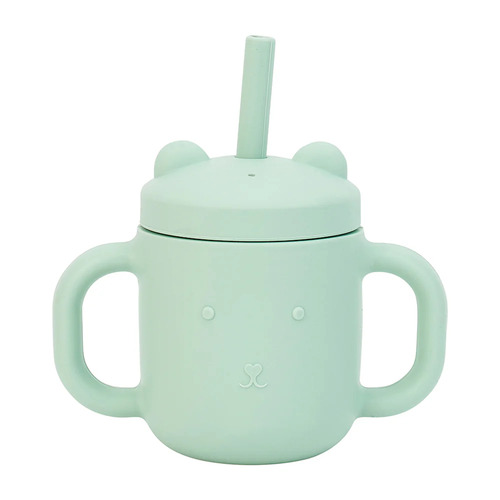 ANNABEL TRENDS | Mini Sippi Bear with Handles - Moss