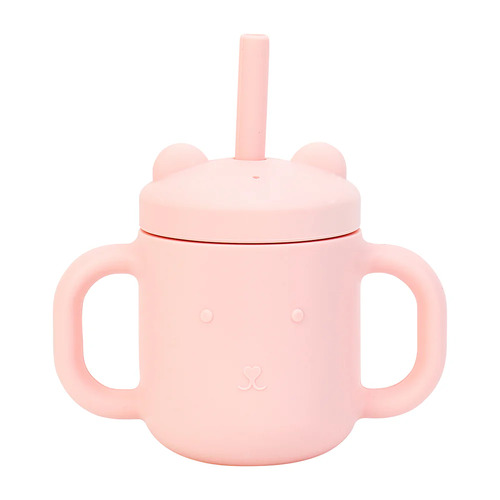 ANNABEL TRENDS | Mini Sippi Bear with Handles - Blush Pink