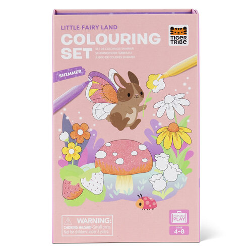 TIGER TRIBE | Shimmer Colouring Set - Little Fairy Land