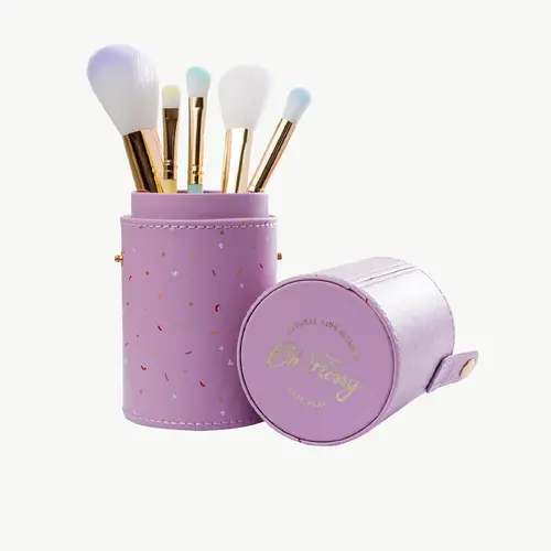 OH FLOSSY| 5-Piece Rainbow Makeup Brush Set