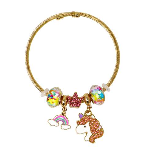 PINK POPPY | Unicorn Charm Bracelet