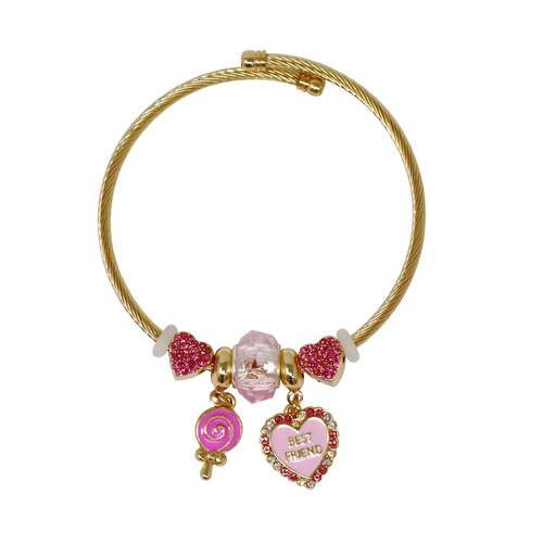 PINK POPPY | Best Friend Charm Bracelet