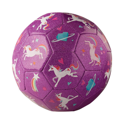 CROCODILE CREEK| Glitter Soccer Ball - Unicorn Galaxy (Size 3)