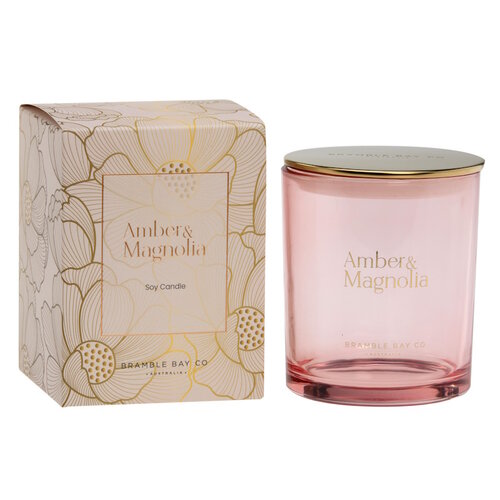 Bramble Bay -Elegance -Amber &amp; Magnolia - Candle 300g