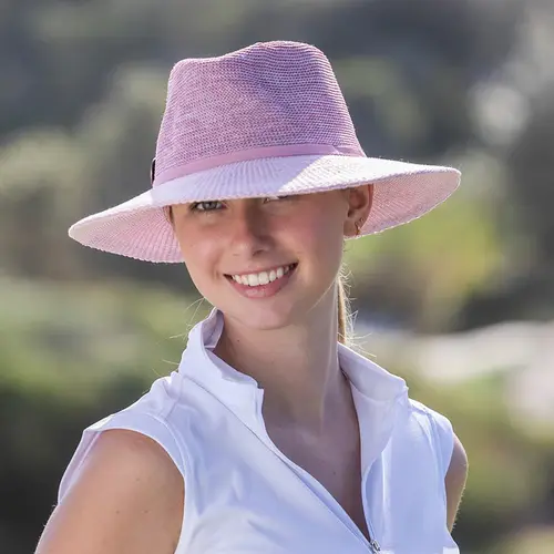 EVOKE | Aston Ladies Fedora - Rose-Pink