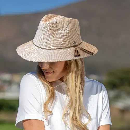 EVOKE | Caroline Ladies Fedora - Wheat [58cm]