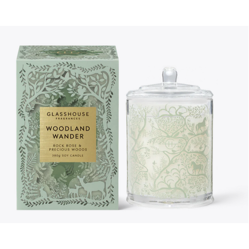GLASSHOUSE | Woodland Wander Limited Edition Scented Candle 380g