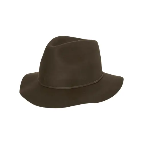 KOORINGAL | Rajah Mens Mid Brim Fedora - Brown