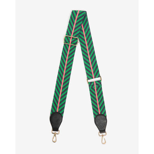 ELMS + KING I Accent Strap -Black(Green/NavyChevron)