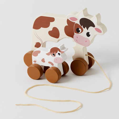 Pilbeam Living | Pull Along Cow and baby