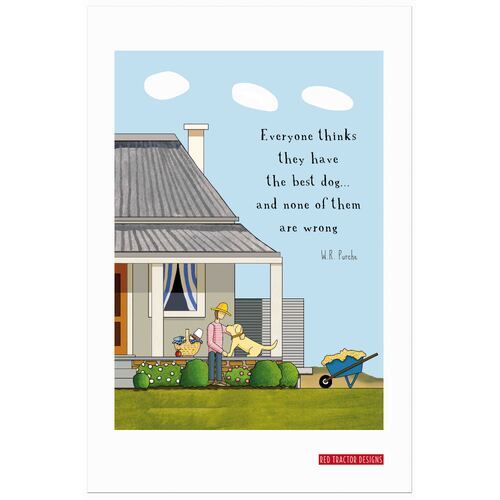 Red Tractor Designs | Tea Towel - Linen 