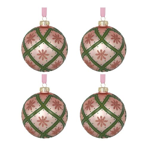 FLORABELLE LIVING | Trelli Boxed Set of 4 Baubles